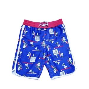 Hanna Andersson Peanuts Swim Trunks 6-7y